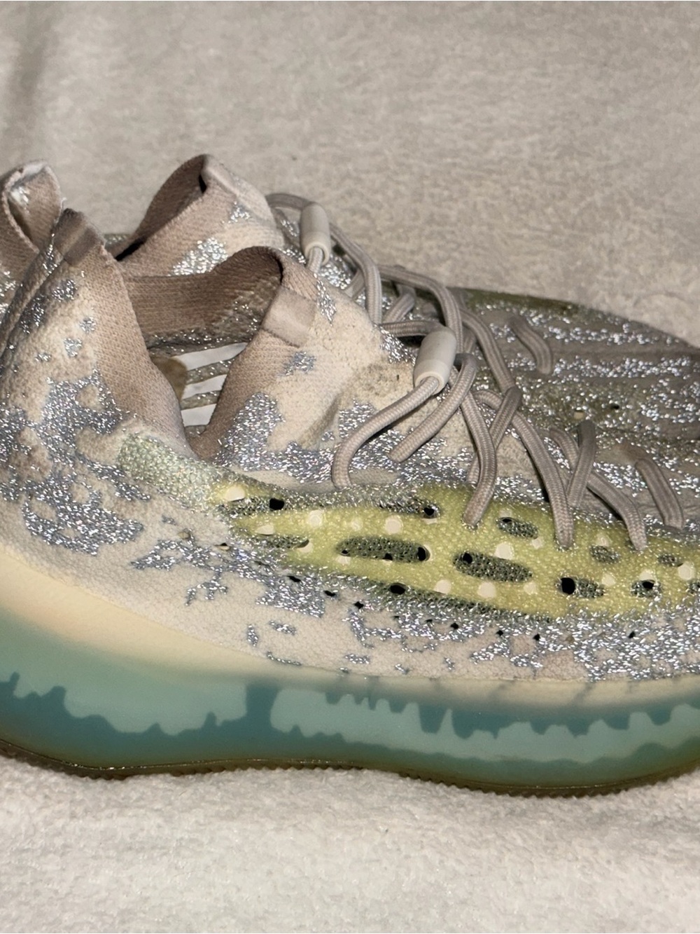 Adidas Yeezy Boost 380 Alien Blue Reflective Sneakers Shoes Men's Size 8.5M - Picture 9 of 10